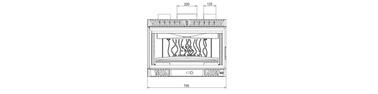 Foyer insert 800 S turbo 668044 Invicta