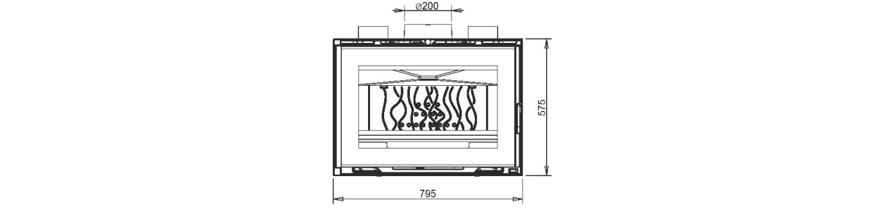 Foyer insert 800 GA 668843 Invicta