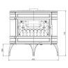 618044 Poêle à bois Mandor Invicta