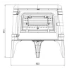 618244 Poêle à bois Luna Invicta