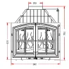 627145 Foyer insert 700 DP volet Invicta