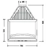 628244 Foyer insert 800 double face Invicta