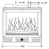 660014 Foyer insert 600 turbo Invicta