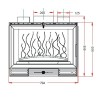 667944 Foyer insert 700 3 vitres Invicta