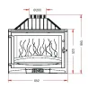 AD676902 Foyer insert 700 Selenic coté droit vitré Invicta