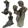 Sculpture bronze et poudre de bronze
